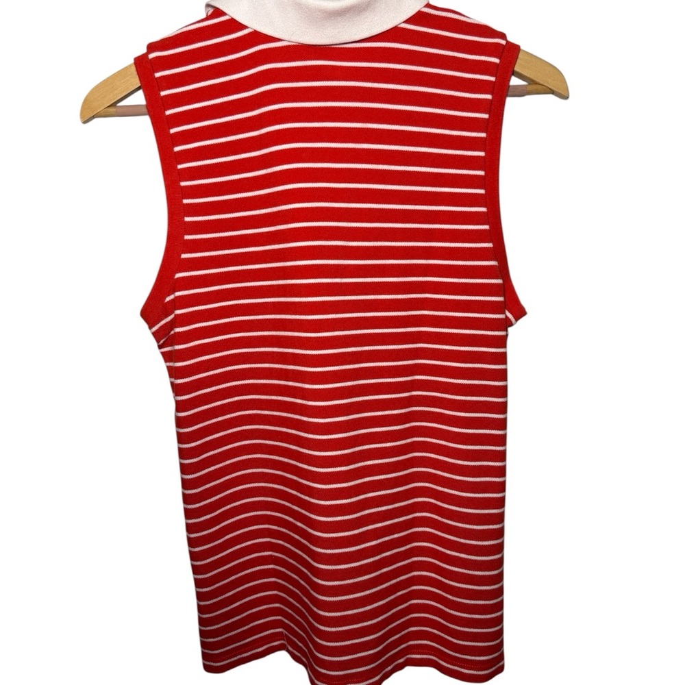 Lauren Ralph Lauren Active Women's Sleeveless Polo Shirt Vintage Size Large - Picture 2 of 5